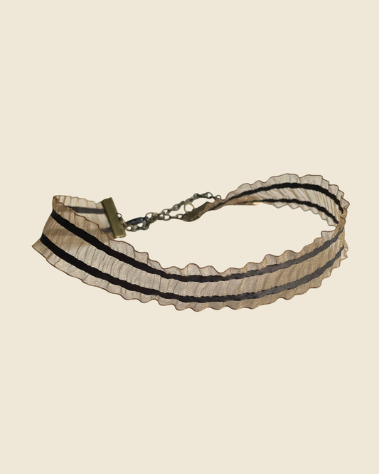 Mara Saddle Brown Neck Cuff