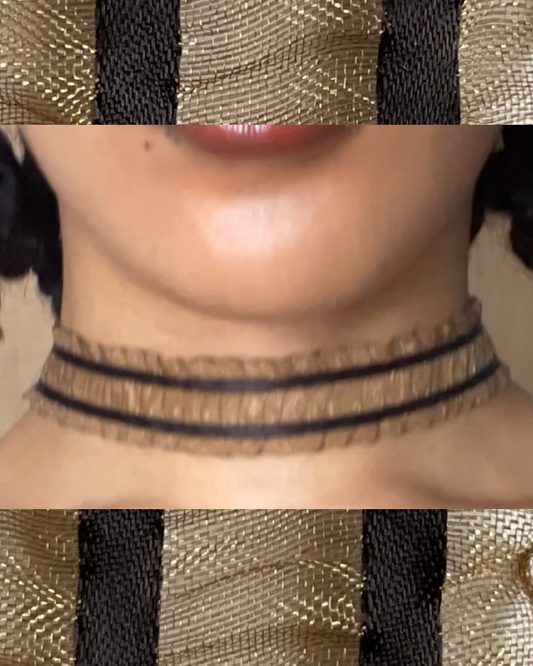 Mara Saddle Brown Neck Cuff
